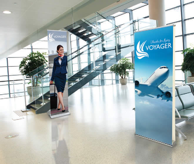 trade show display banner stands